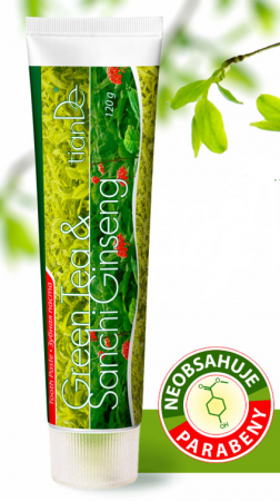 Zubná pasta "Zelený čaj a ženšeň Sanchi"